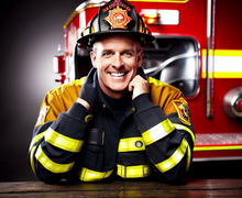 How to make a gift for firefighter