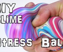 DIY Slime stress ball
