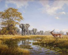 A painting "Savanna"