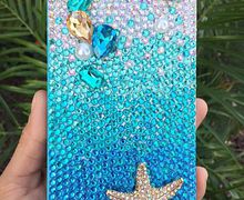 Ombre Aqua Bling Starfish case