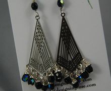 black kite earrings