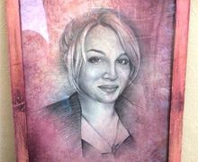 A portrait "Black and white"