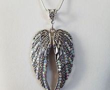 Memorial Necklace/Wing Necklace /Angel Wing Necklace/Remembrance Necklace/Christian Necklace/Angel Necklace/Gift For Her/Angel Necklace
