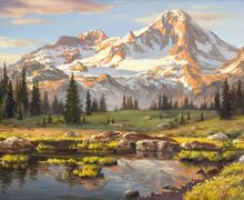 A painting "Mountains"