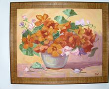 A painting "Sunny nasturtium"