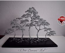 Wire bonsai tree forest, Wire bonsai tree , Home decor, gift , deco, dekoration, Japanese art, japanese decor, Japanese tree