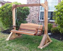 Garden swings with your own hands