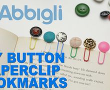 DIY Button Paperclip Bookmarks
