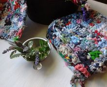 Crocheted Multicolored Potholders