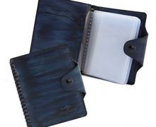 Cardholder CANGURIONE 3309-020 Dark-Blue Hand Made