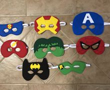 Felt Superhero Themed Masks