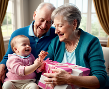 How to make a gift for new grandparents