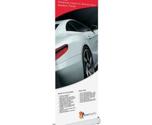 Portable Carrera Cassette Retractable Banner Stand | Trade Show Display Pros