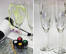 Decorating Wine Glasses For Wedding
