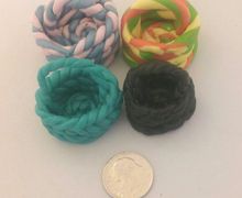 Easter egg polymer clay baskets