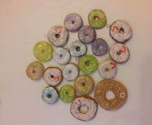 Random magnet donuts