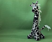A plush giraffe