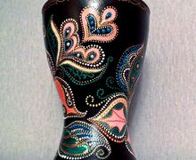 An ornamental vase "Southern Fantasy"