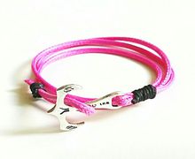 Anchor wrap bracelet