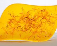 A flower soap with natural ingredients