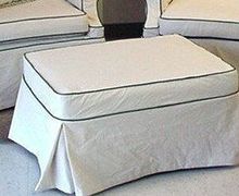 custom made ottoman cover