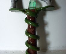 Miniature Fantasy Druid Staff w/ Necklace Option