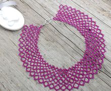 Hot pink necklace