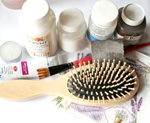 VINTAGE HAIRBRUSH: DECOUPAGE TECHNIQUE