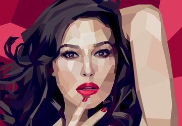 Custom Geometric Portrait Illustrated From Your Photos