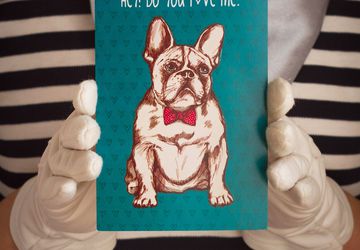 Postcard "HEY! Do You Love Me?"