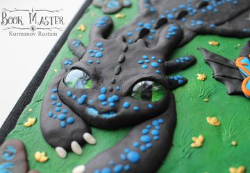 Night Fury handmade  notebook