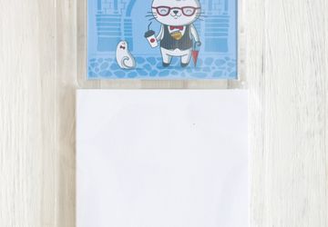 A magnet with a unit for notes