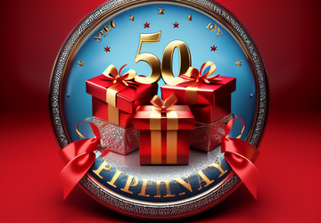 How to make a gift for 50th anniversary