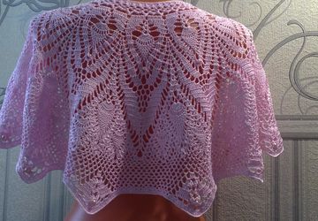 Pale pink cape "Tenderness"