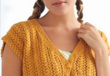 How to knit the bolero for girl