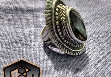 Silver Gothic Ring - Antique Ring