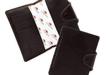 A leather cover for driver's license 3202-002 V/Brown