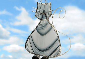 Stained Glass Cat Suncatcher DODU