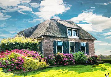 Custom Home Portrait Painting or Landscape