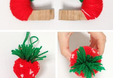 Quick Pom-Pom Fruits Tutorial