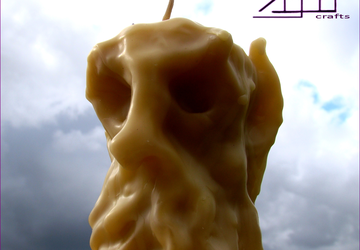 Manly candle, Bearded candle, Carved candle, Face candle, Strength candle, Norse God candle, Empowerment candle, Candle for Him