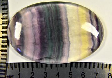 A big fluorite cabochon