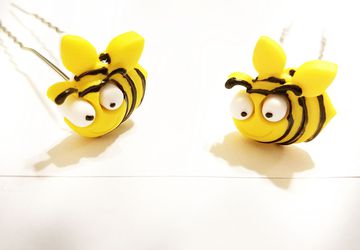 Cute Bee 3 Inch hair pin set #20