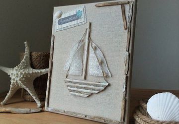 Driftwood Sailboat Decor