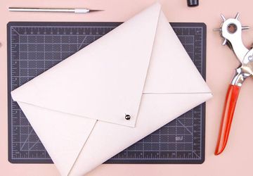 Make a Classy Leather Clutch