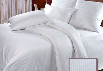 White bedclothes