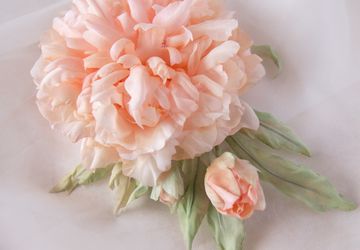 2 in 1: broach and hairpin Peachy Mood