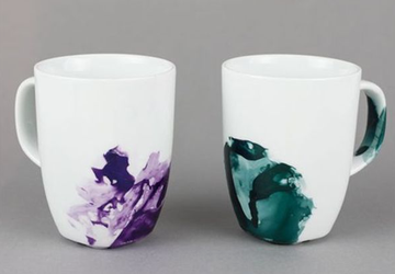 How to DIY Beautiful Marbling Mugs