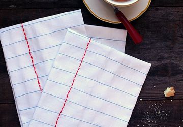 DIY Tea Notebook Napkins