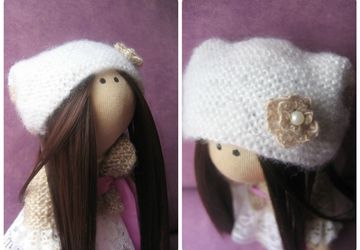 A textile doll "Gerda"